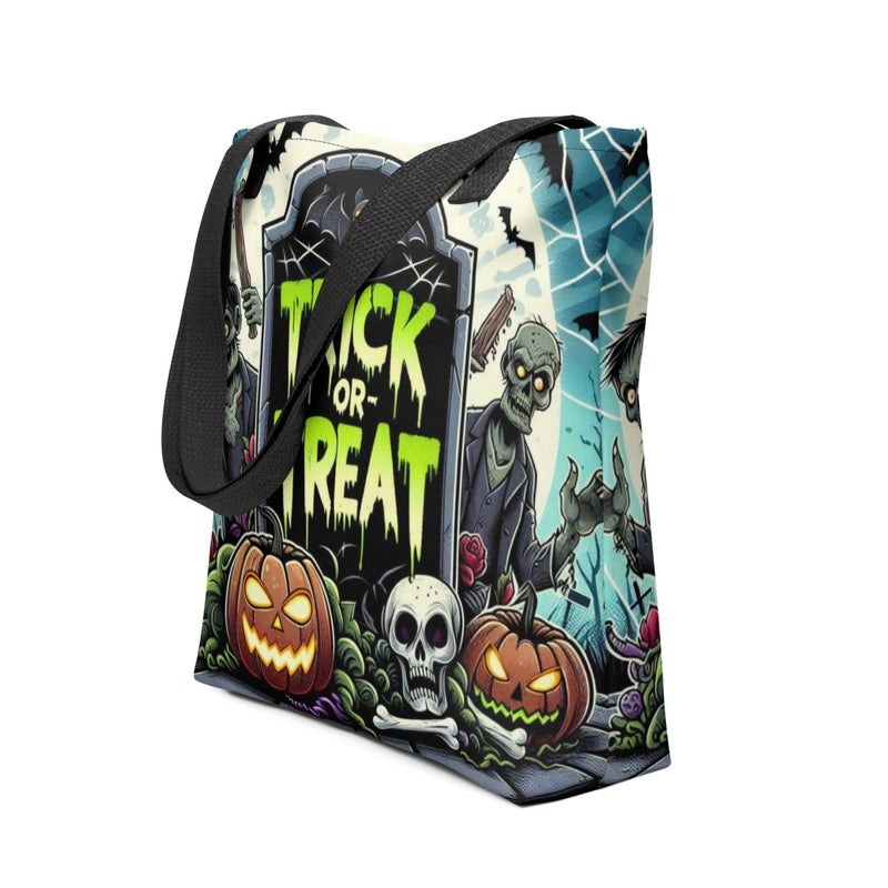 Tombstone And Zombies Trick Or Treat Tote bag - Diverse Creations & CompanyTote Bag