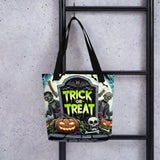 Tombstone And Zombies Trick Or Treat Tote bag - Diverse Creations & CompanyTote Bag