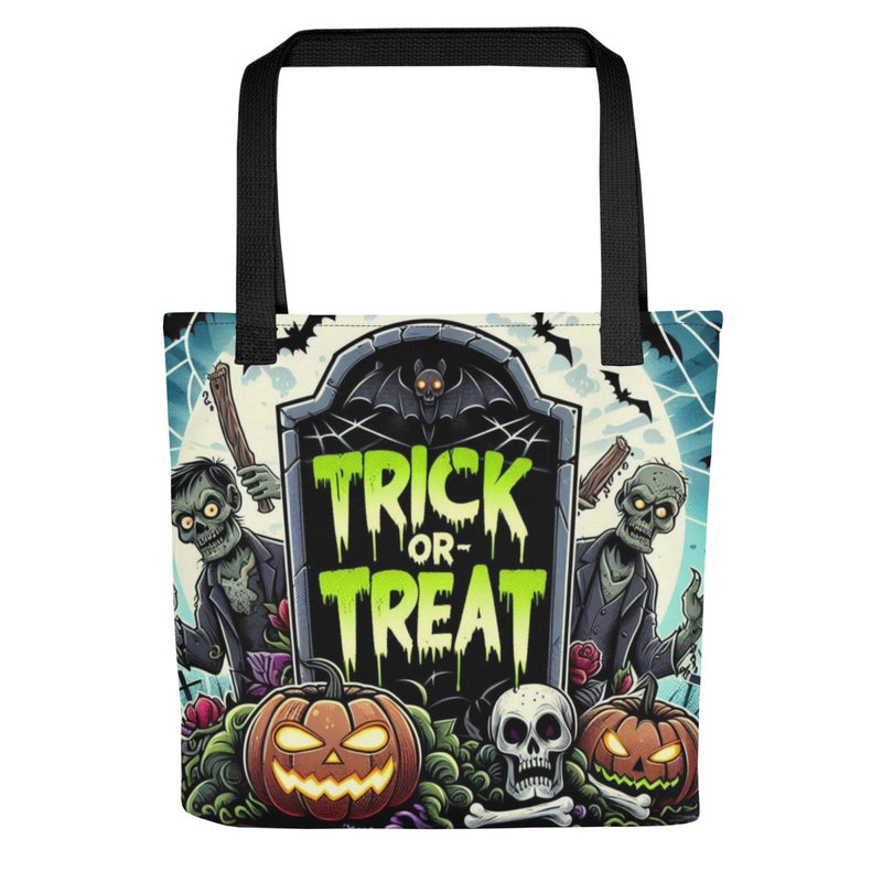 Tombstone And Zombies Trick Or Treat Tote bag - Diverse Creations & CompanyTote Bag