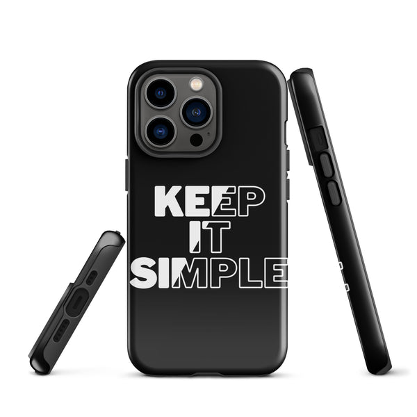 Keep It Simple Typography Tough Case for iPhone® Diverse Creations & Company