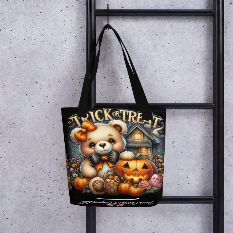 Trick Or Treat Cute Bear Tote bag - Diverse Creations & CompanyCute halloween tote bag