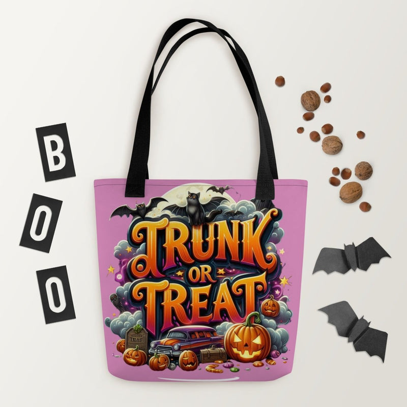 Trunk Or Treat Custom Tote bag - Diverse Creations & CompanyHalloween Tote bag