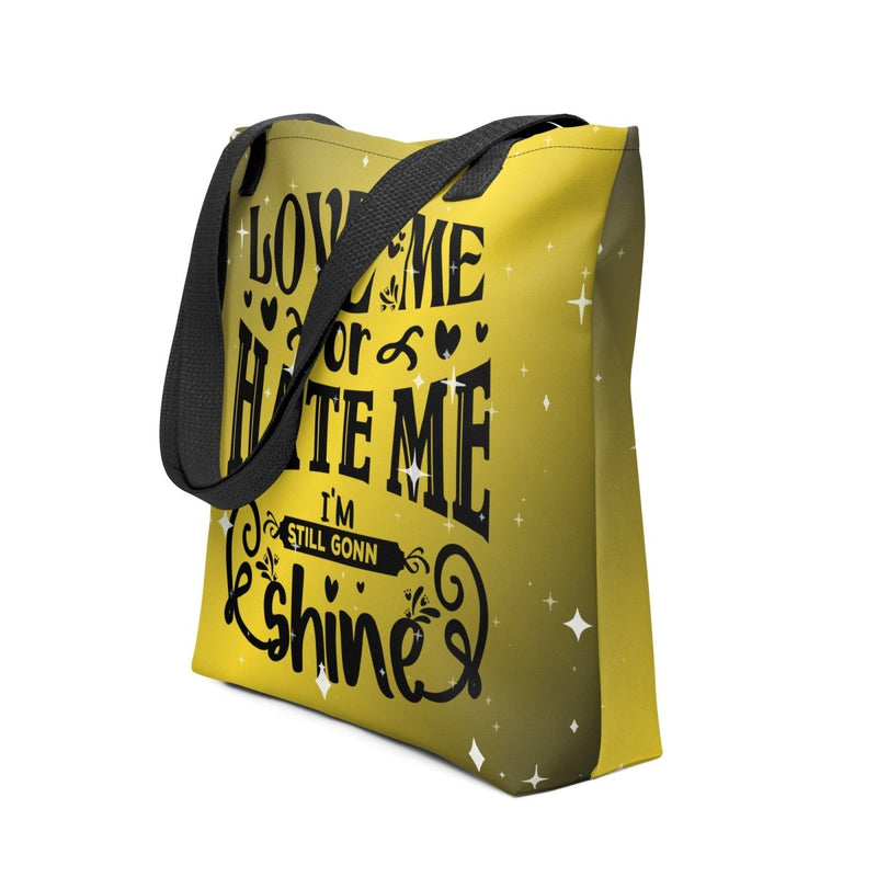 Typography Love Me Or Hate Me Tote bag - Diverse Creations & Companytote Bags