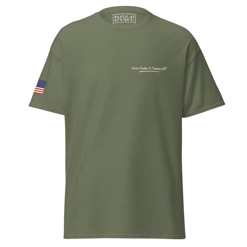 Veteran Classic Custom T shirt - Diverse Creations & Company100% cotton t shirtMilitary Green