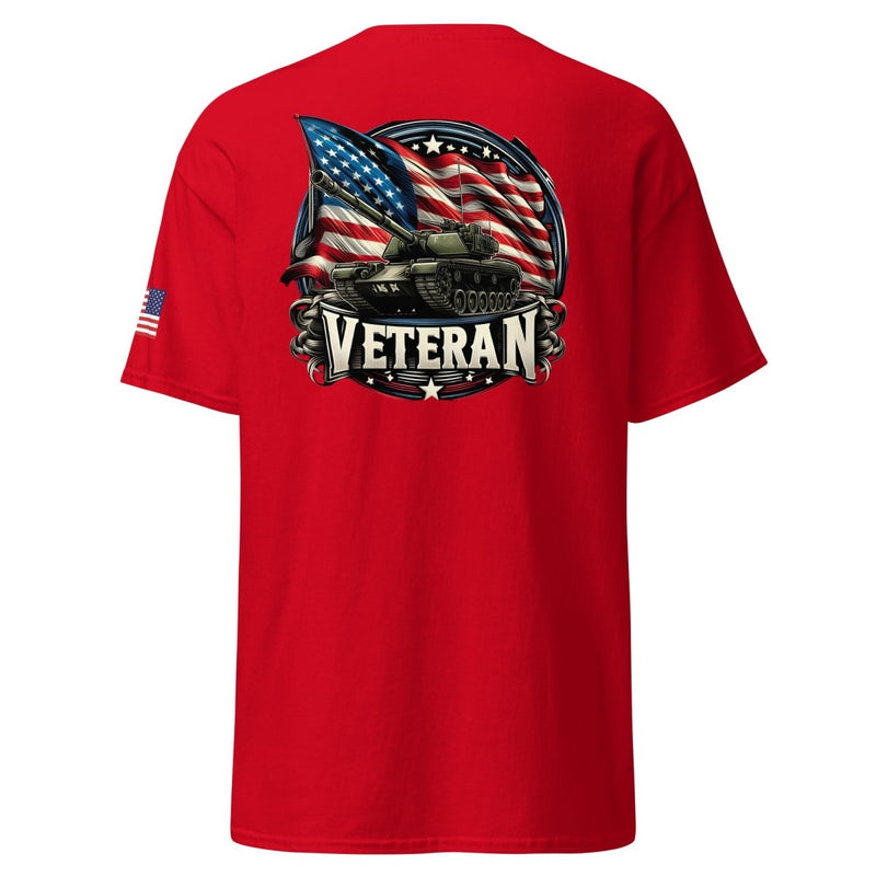 Veteran Classic Custom T shirt - Diverse Creations & Company100% cotton t shirtRed