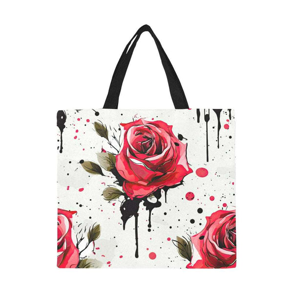 Graphic rose tote bag 