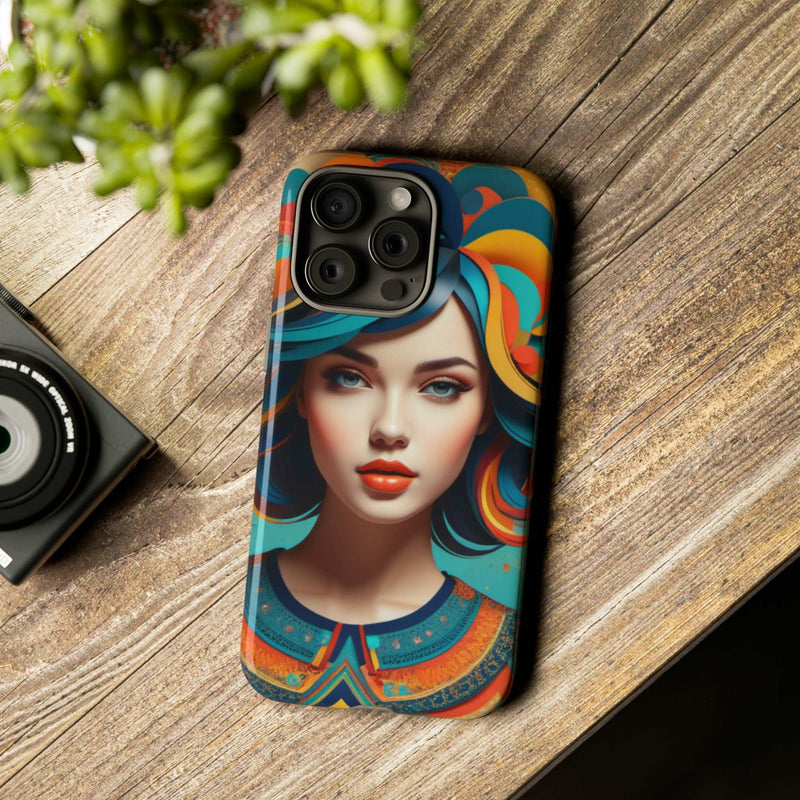 Vintage Women Iphone Tough Cases