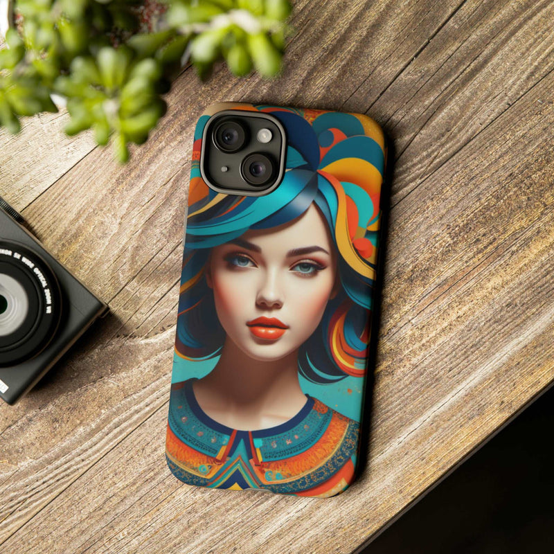 Vintage Women Iphone Tough Cases