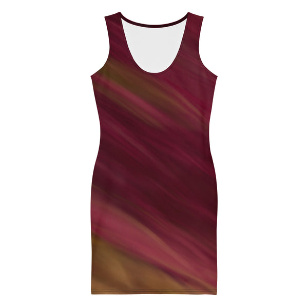 Burgandy Abstract Dress Diverse Creations & Company