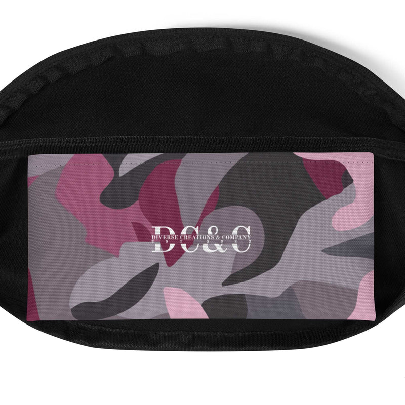 Purple Camouflage Fanny Pack