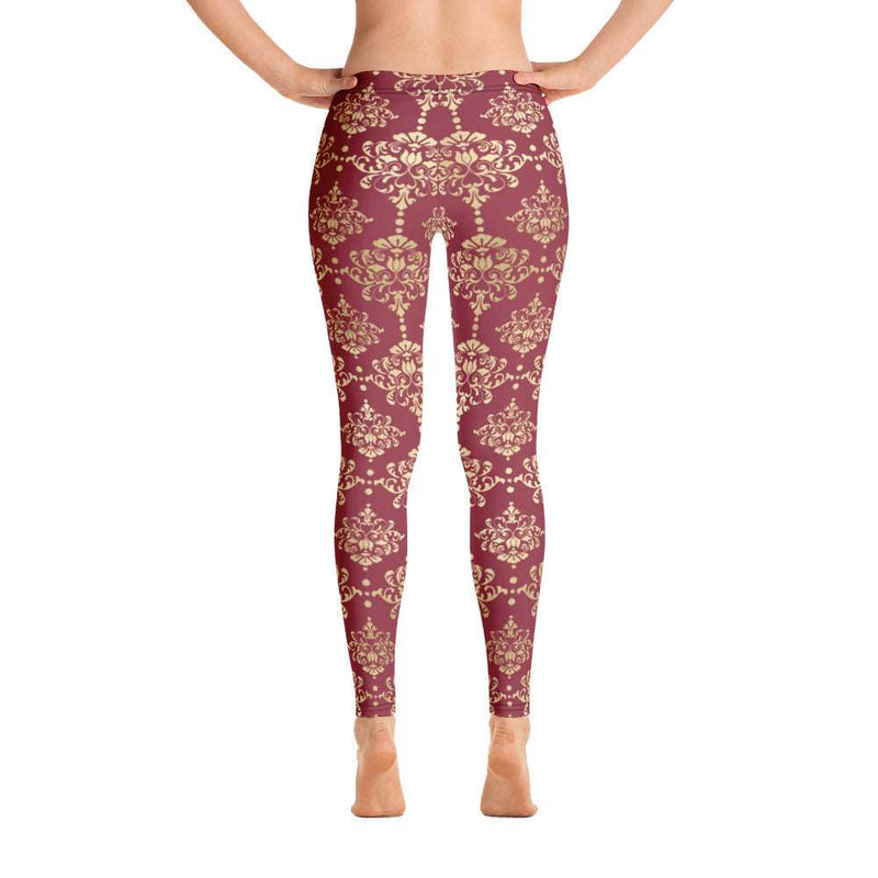 Damask Pattern Leggings