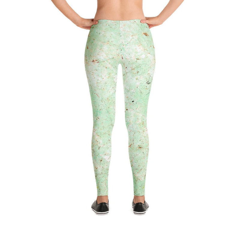 Green and Beige Leggings Diverse Creations & Company