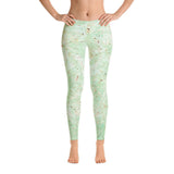 Green and Beige Leggings Diverse Creations & Company