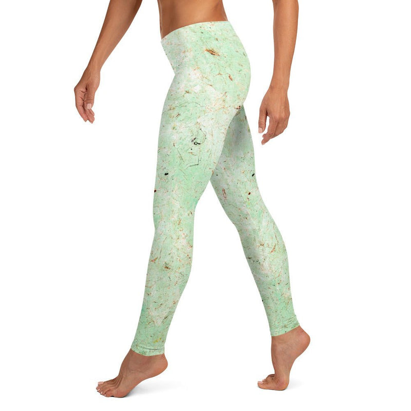 Green and Beige Leggings Diverse Creations & Company