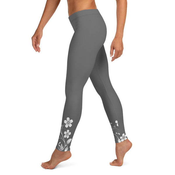 Flower Pattern Leggings Diverse Creations & Company