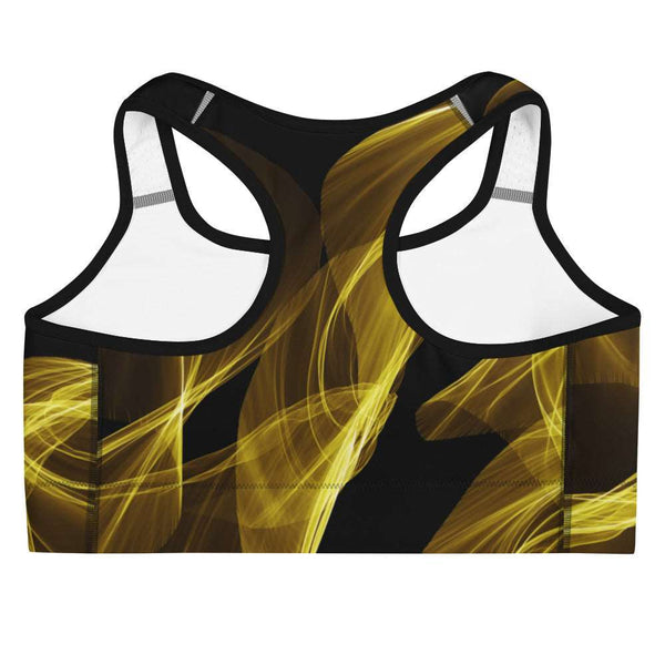 Flame Yellow Sports bra
