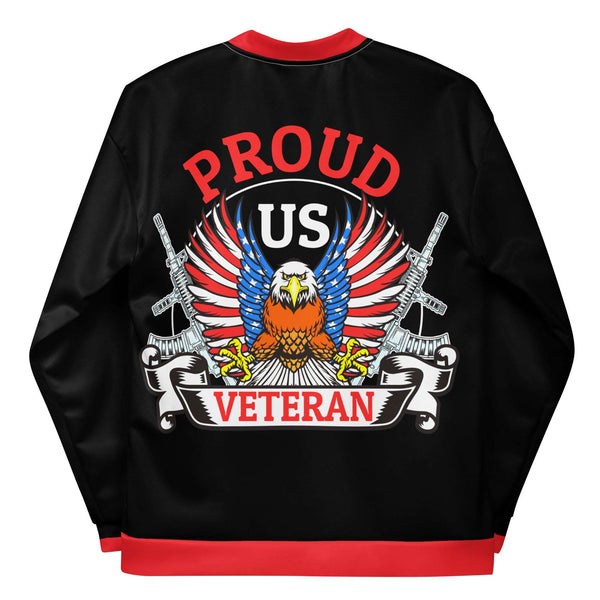 Proud US Veteran Unisex Bomber Jacket