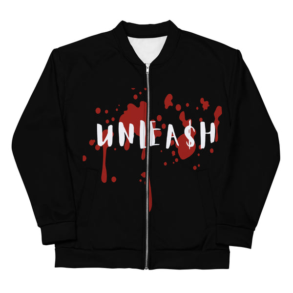 Unlea$h Graphic Bomber Jacket Diverse Creations & Company