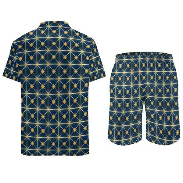 Luxury Art Deco Pattern Mens Shorts Outfit
