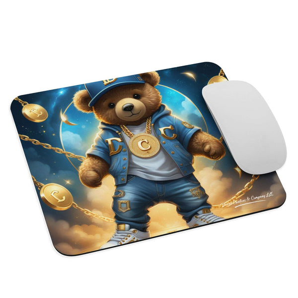 Custom Fantasy Hip Hop Bear Mouse Pad 